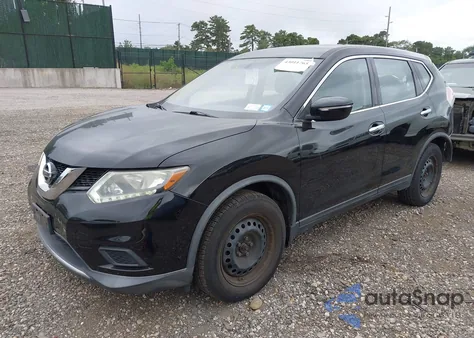 2015 Nissan Rogue S из США, поврежденный, VIN KNMAT2MV5FP537850